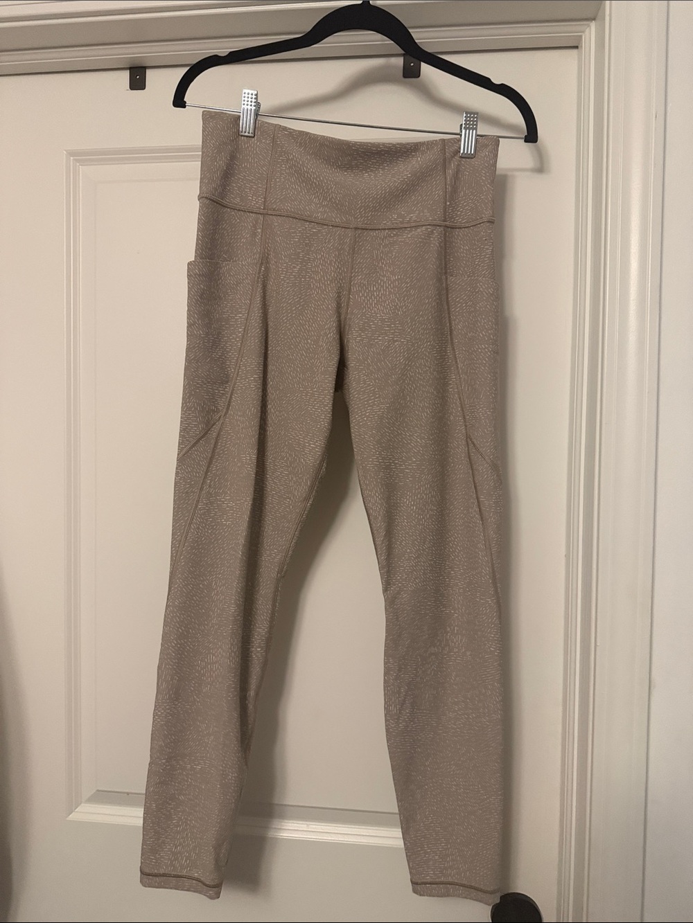 Athleta Women’s High-Waist Active Leggings in Light Taupe